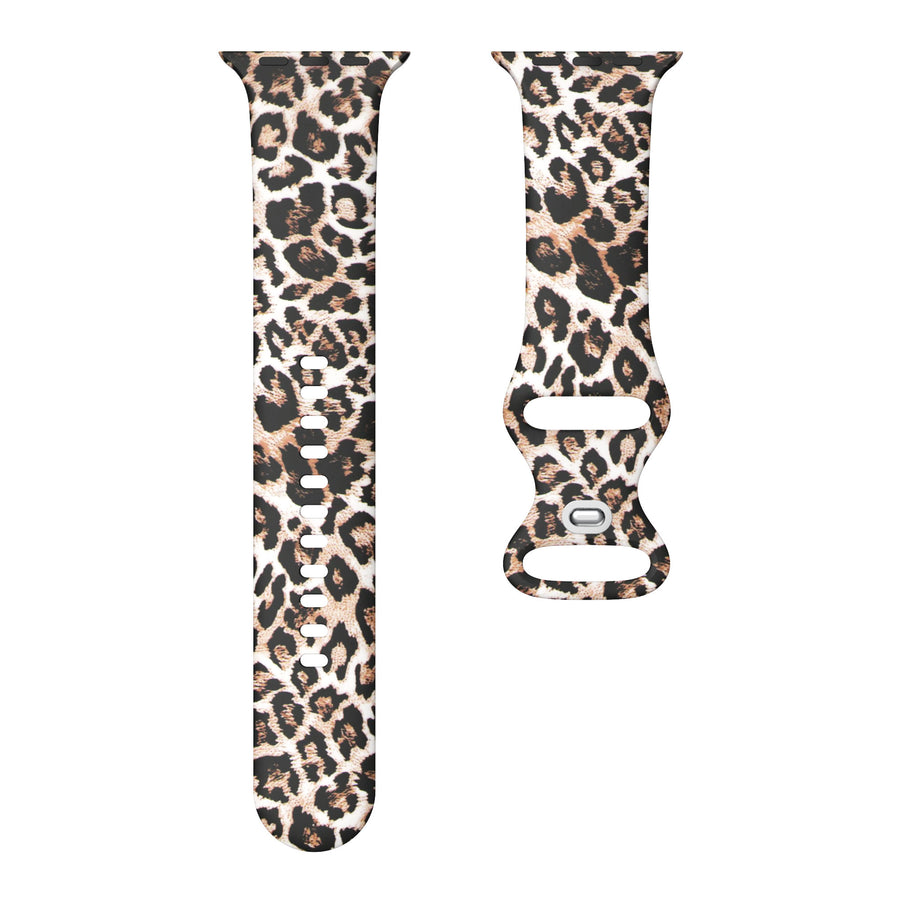 xoxo Wildhearts - Apple Watch siliconen bandje Lucky Leopard - 38/40/41/42mm
