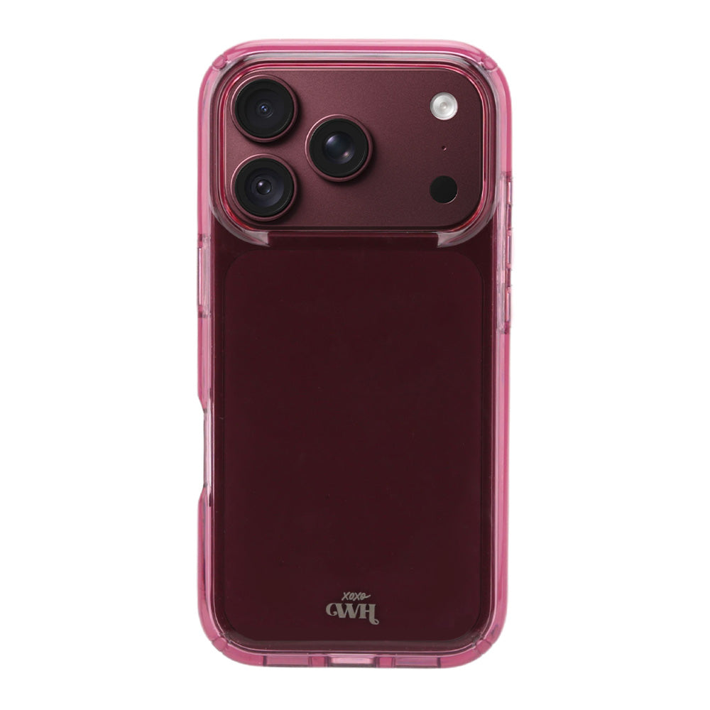 Clear Case Burgundy - iPhone 18 Pro