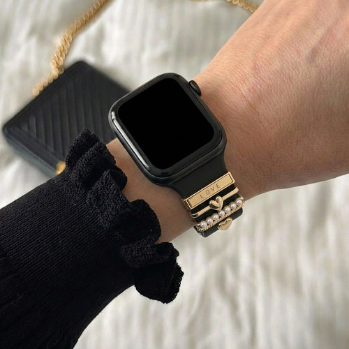 xoxo Wildhearts Watch Strap Charm - Hearts (gold)