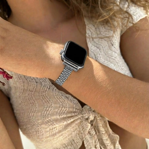 xoxo Wildhearts Apple Watch stalen bandje 'slim' (zilver) - 38/40/41/42mm