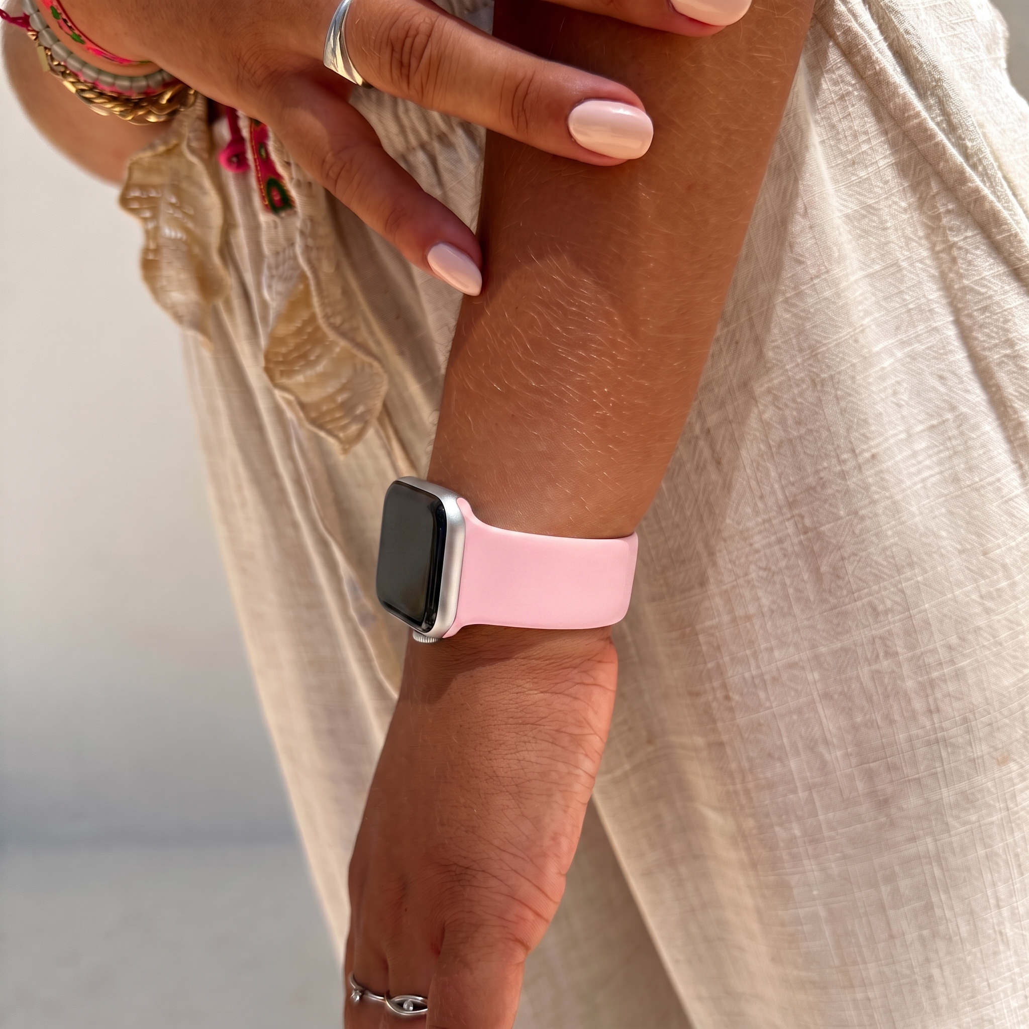 Apple Watch silicone strap (softpink) - 38/40/41/42mm