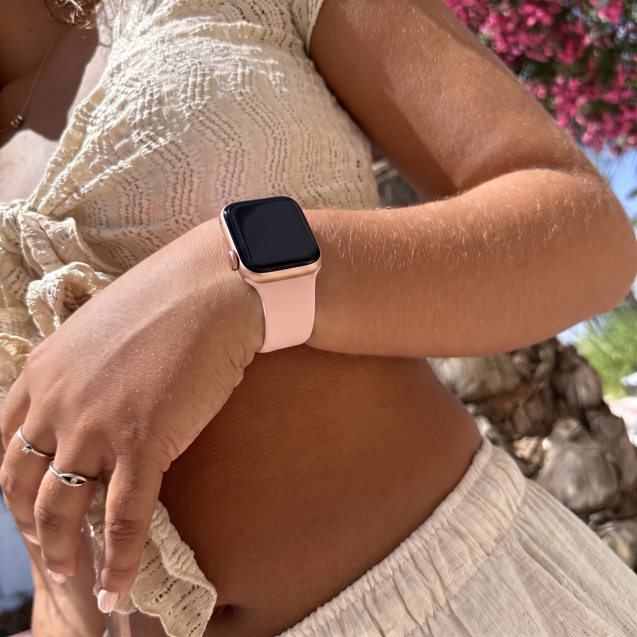Apple Watch silicone strap (light pink) - 38/40/41/42mm