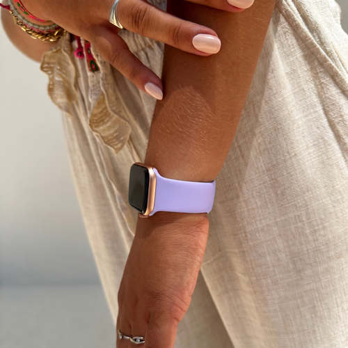 Bracelet silicone Apple Watch (violet clair) - 38/40/41/42mm