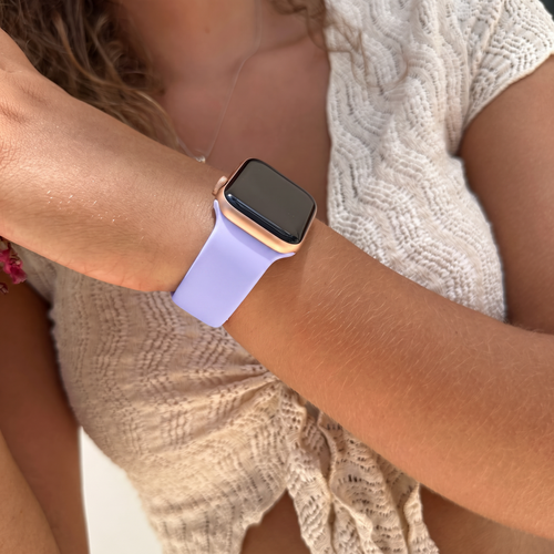 Bracelet silicone Apple Watch (violet clair) - 38/40/41/42mm