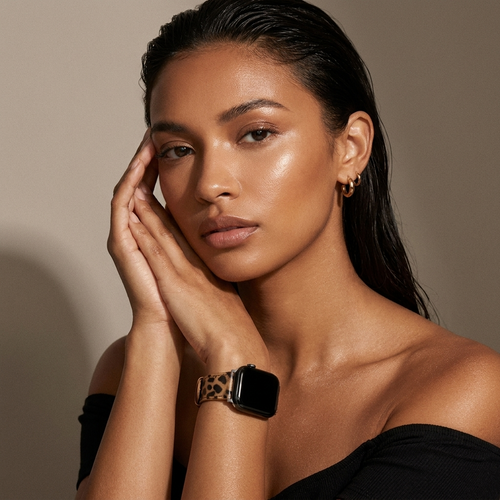 Apple Watch Lederarmband (leopard) - 38/40/41/42mm