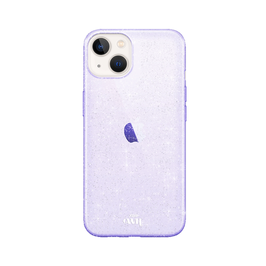 Sparkle Away Purple Personalized- iPhone 14 Plus