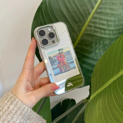 xoxo Wildhearts iPhone 17 Air - Personalized Polaroids Mirror Case