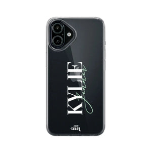 xoxo Wildhearts iPhone 16 - Personalized Clear Case