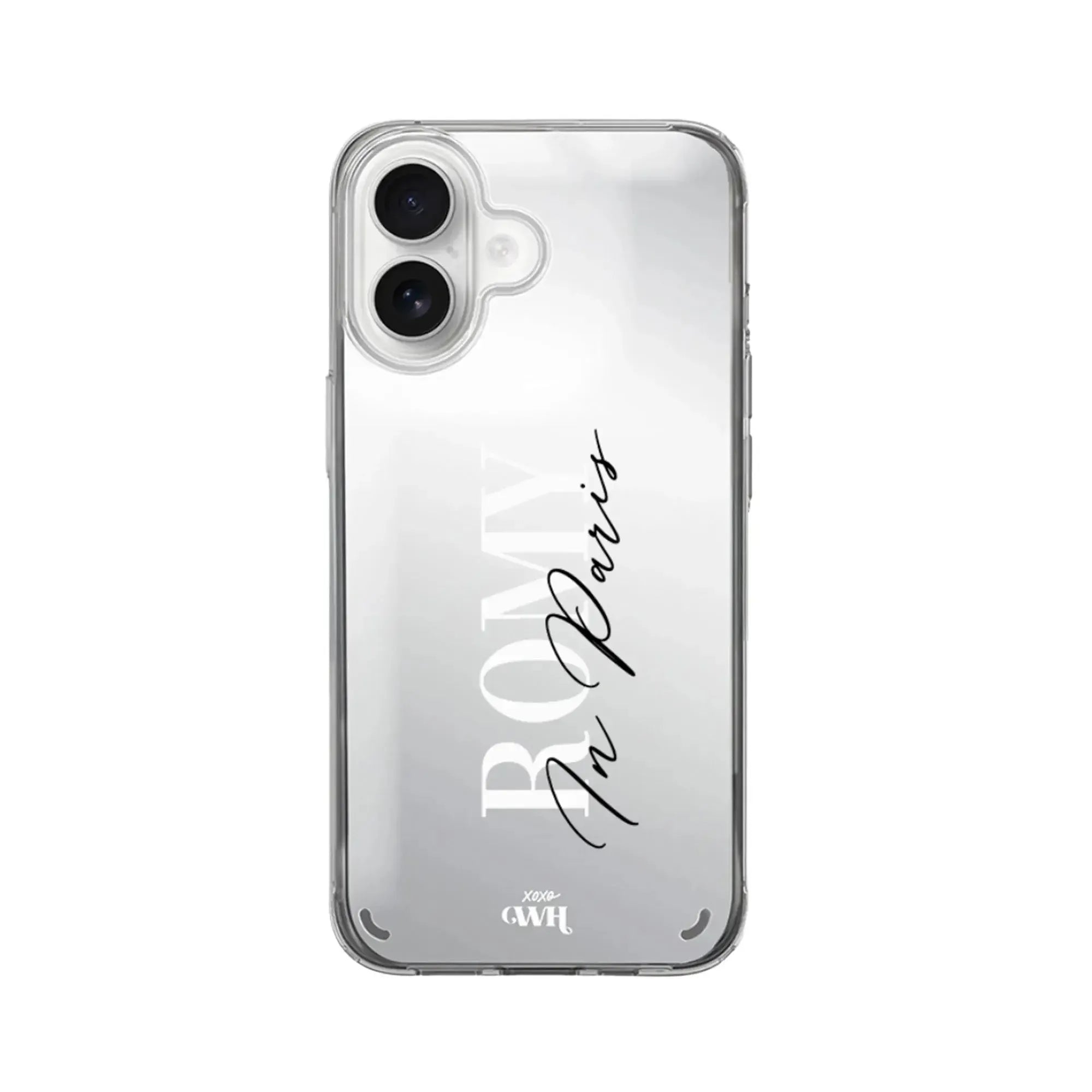 xoxo Wildhearts iPhone 16 - Personalized Mirror Case