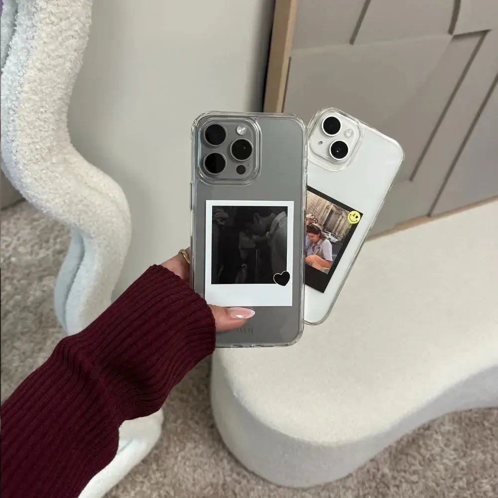 xoxo Wildhearts iPhone 17 - Personalized Polaroids Case