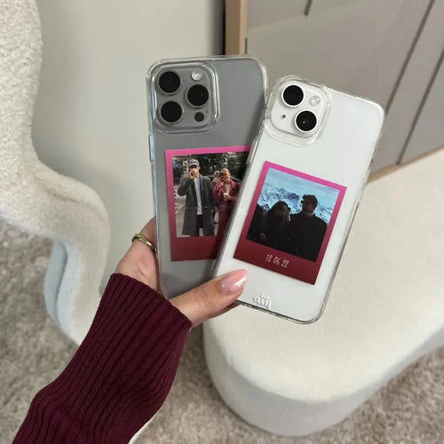 xoxo Wildhearts iPhone 17 - Personalized Polaroids Case