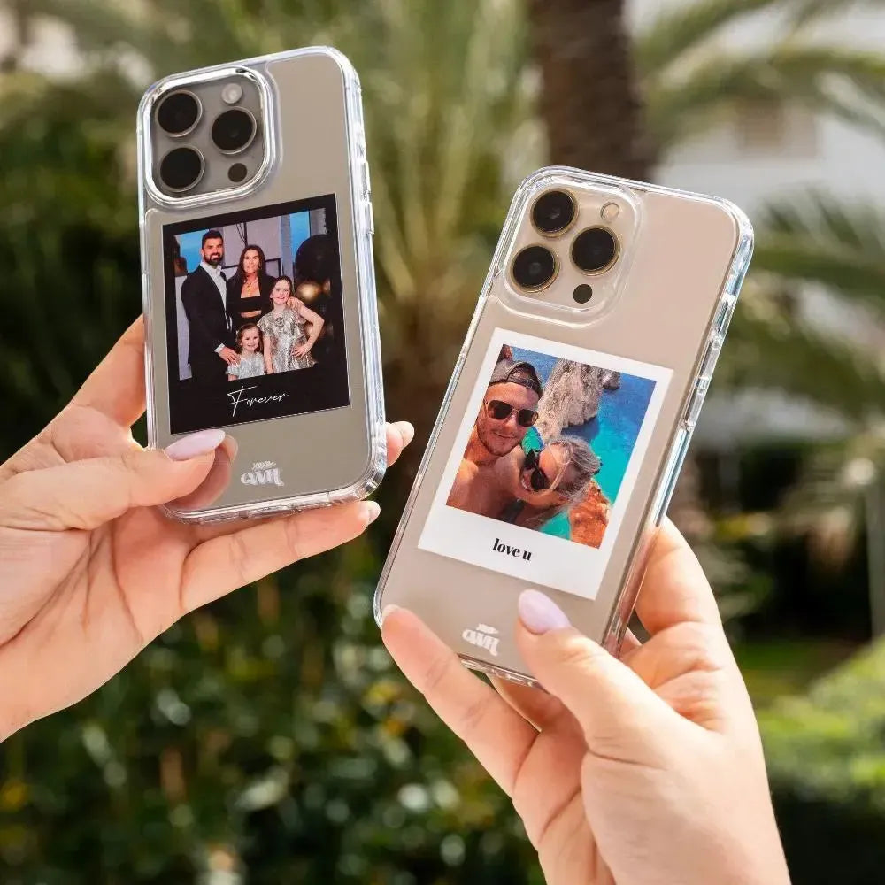 xoxo Wildhearts iPhone 17 Pro - Personalized Polaroids Mirror Case