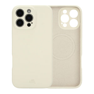 Shockproof silicone case MagSafe Camera Protection Beige