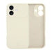Shockproof silicone case MagSafe Camera Protection Beige - iPhone 16