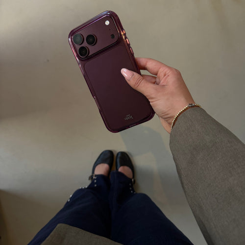 Clear Case Burgundy - iPhone 18 Pro