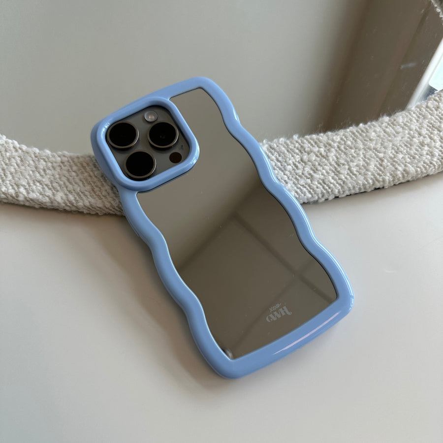 xoxo Wildhearts - Wavy mirror case Blue - iPhone 12