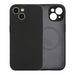 Shockproof silicone case MagSafe Camera Protection Black - iPhone 15