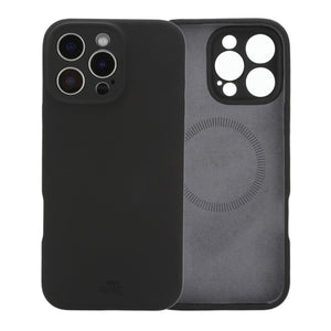 Shockproof silicone case MagSafe Camera Protection Black