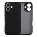 Shockproof silicone case MagSafe Camera Protection Black - iPhone 16