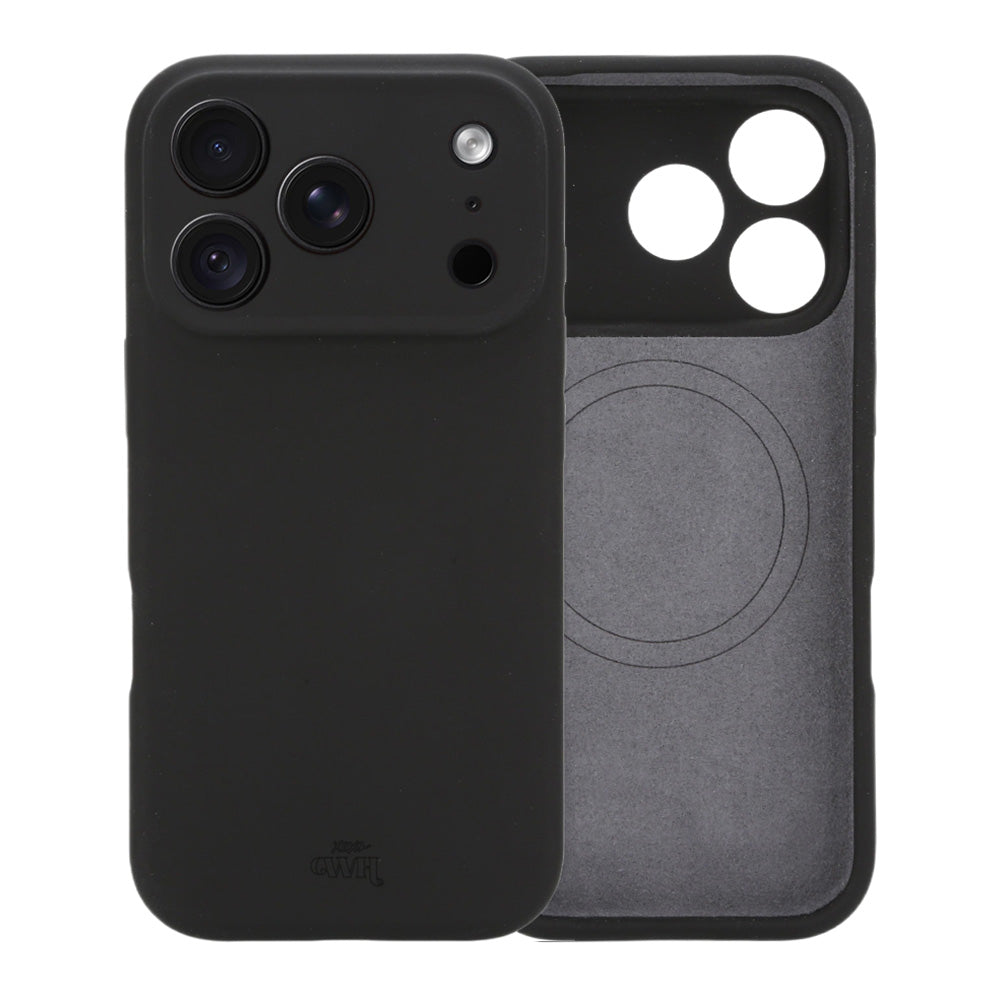 Shockproof silicone case MagSafe Camera Protection Black - iPhone 17 Pro Max