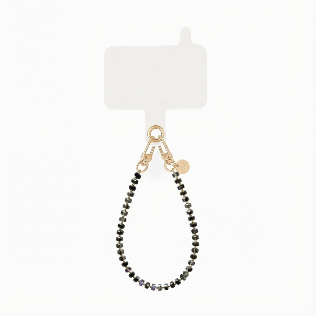 xoxo Wildhearts Easy Cord Crystal Charm (Black)