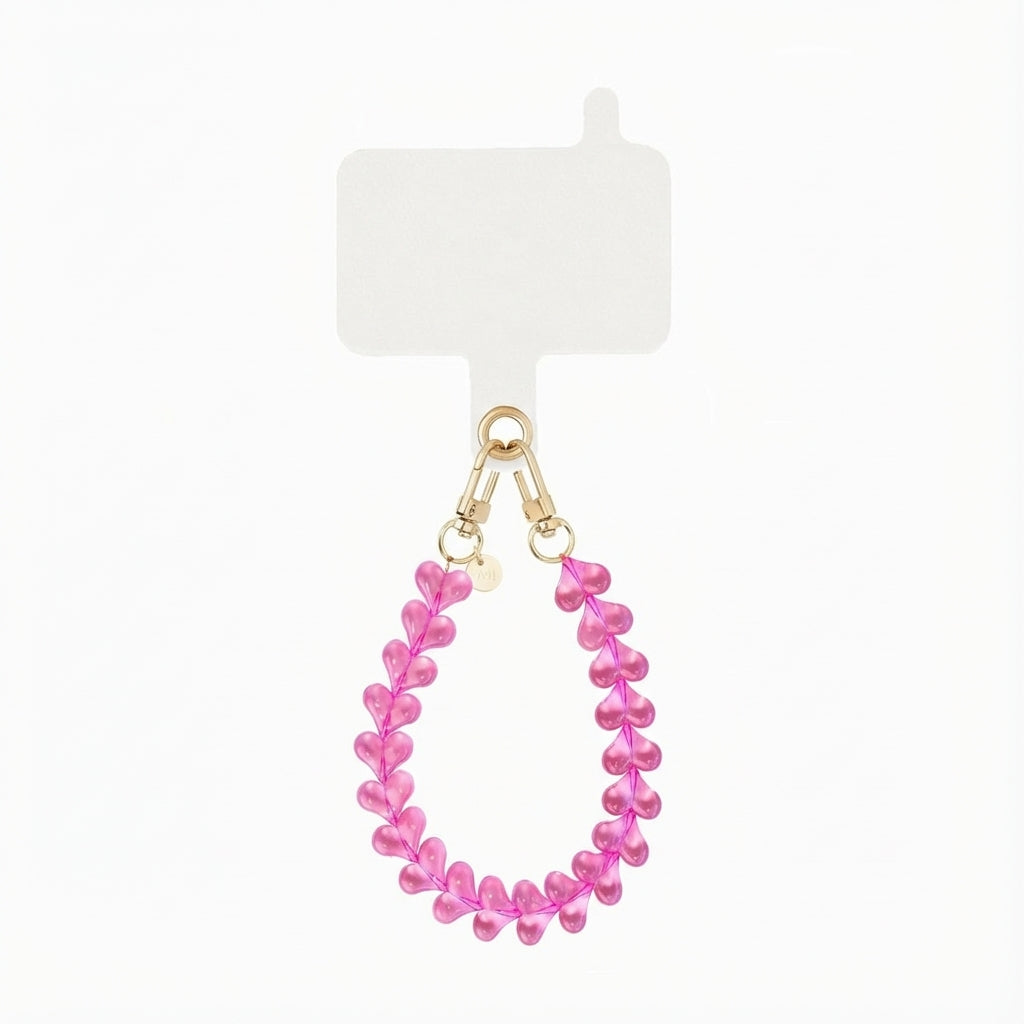 xoxo Wildhearts Easy Cord Funky Hearts (Transparent Pink)