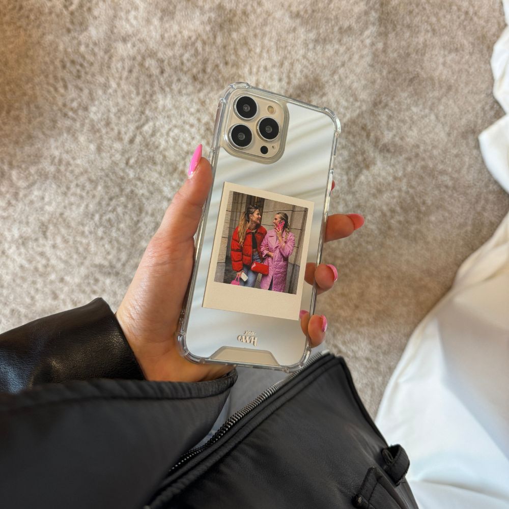 xoxo Wildhearts iPhone 17 Pro Max - Personalized Polaroids Mirror Case
