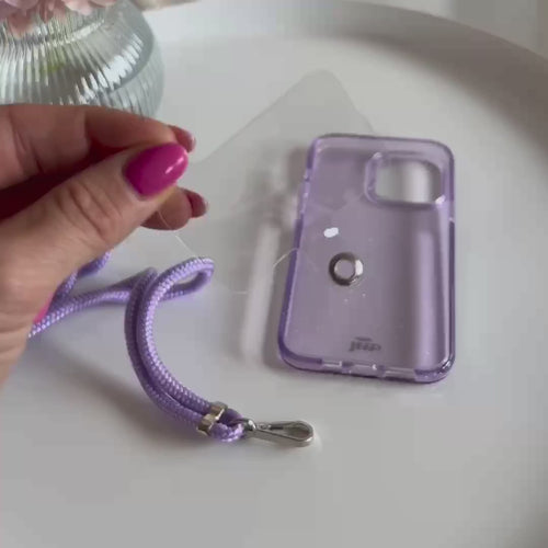 Easy Cord - Purple & Silver