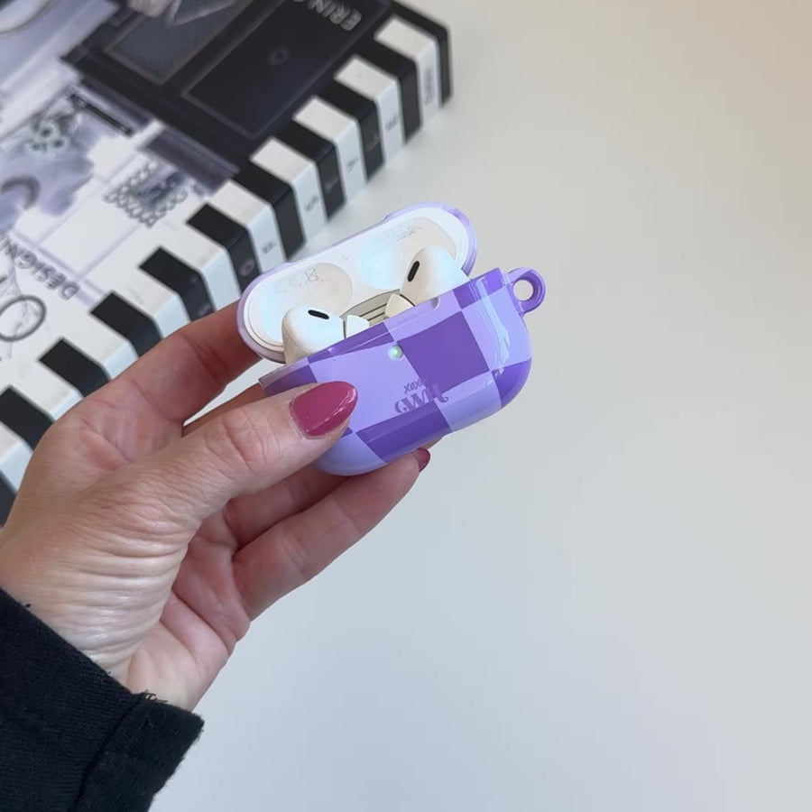 AirPods case - Violet Vibes - Glossy