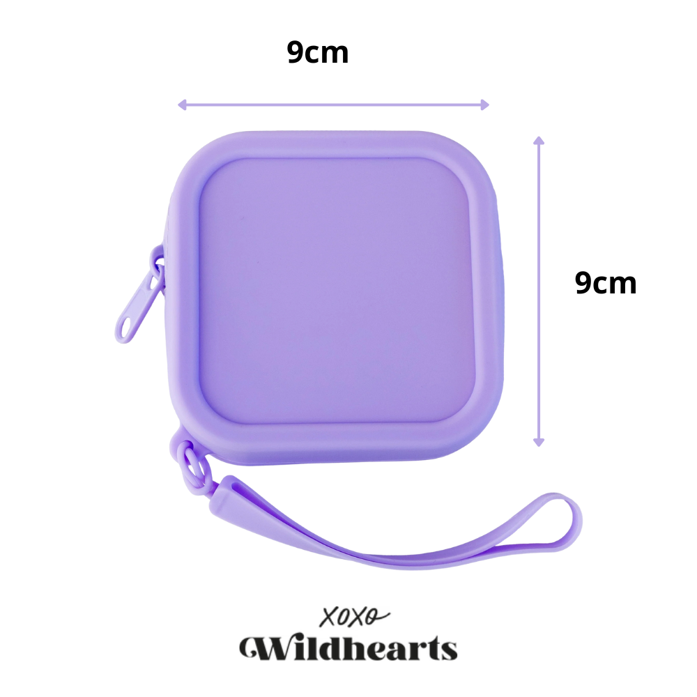 xoxo Wildhearts Silicone Bag - Purple