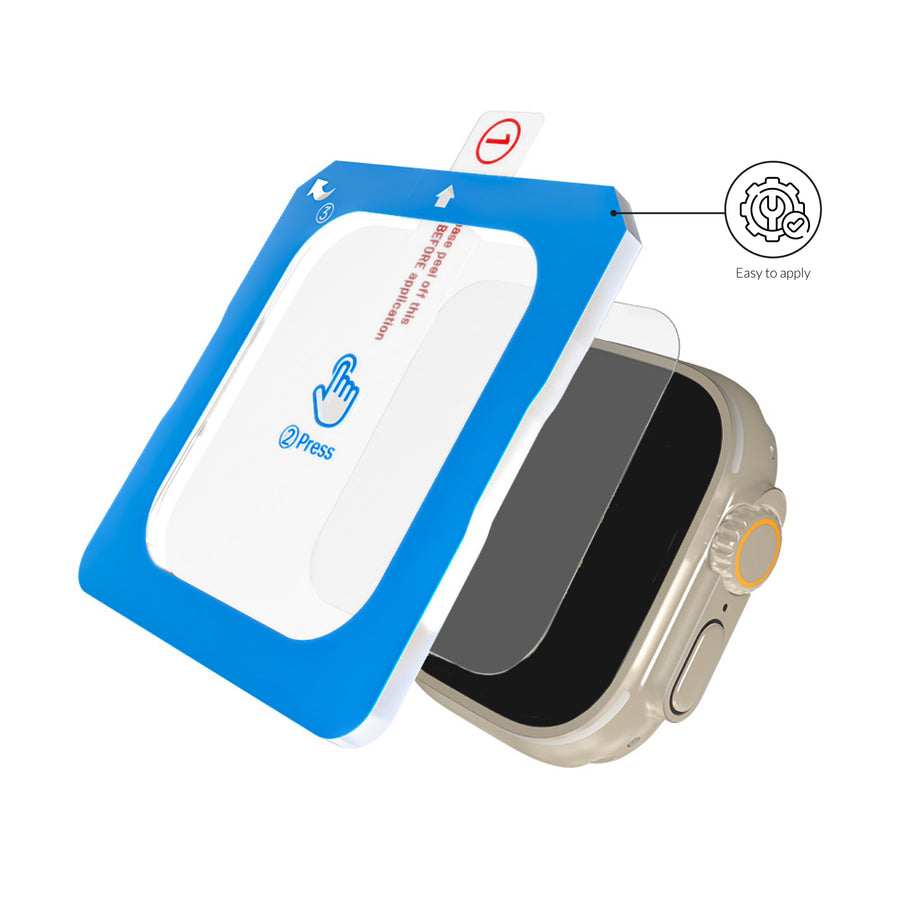 Apple Watch Ultra screenprotector one-click tool (glas)