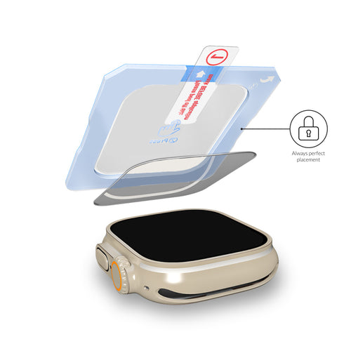 xoxo Wildhearts Apple Watch Ultra screenprotector one-click tool (glas)