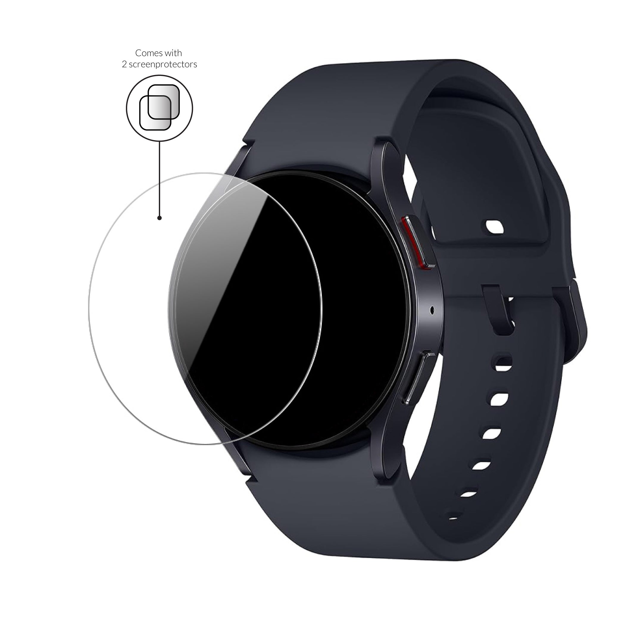 xoxo Wildhearts Samsung Galaxy Watch 5 - 40mm screenprotector one-click tool (glas)