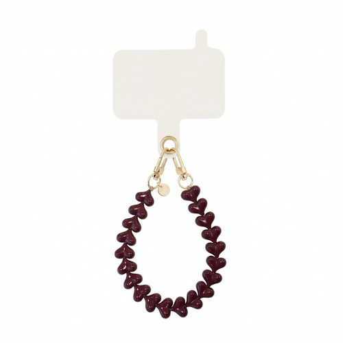 xoxo Wildhearts Easy Cord Funky Hearts (Burgundy)