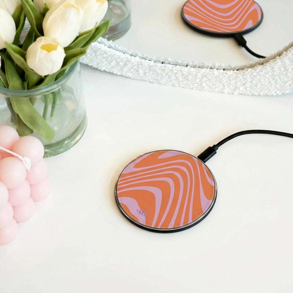 xoxo Wildhearts Wireless Charger - Boogie Wonderland Orange