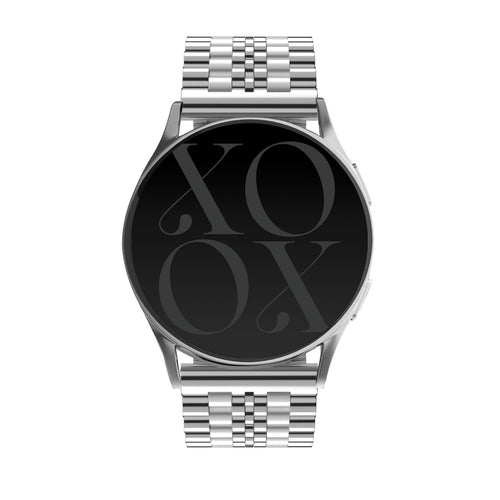 xoxo Wildhearts - Amazfit GTR 3 / GTR 3 Pro stalen bandje (zilver)