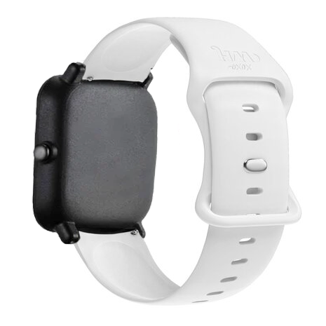 xoxo Wildhearts - Amazfit GTS 2 - 2e - 2 Mini siliconen bandje (wit)