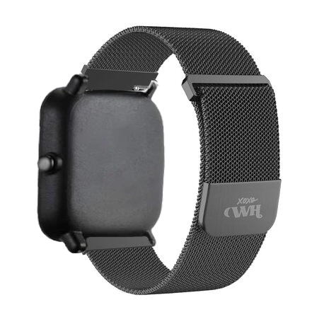 xoxo Wildhearts - Amazfit GTS 4 (Mini) Milanees bandje (zwart)
