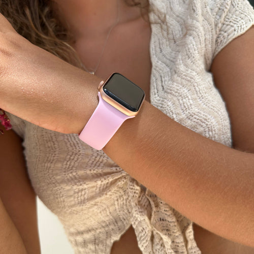 xoxo Wildhearts - Apple Watch siliconen bandje roze - 38/40/41/42mm