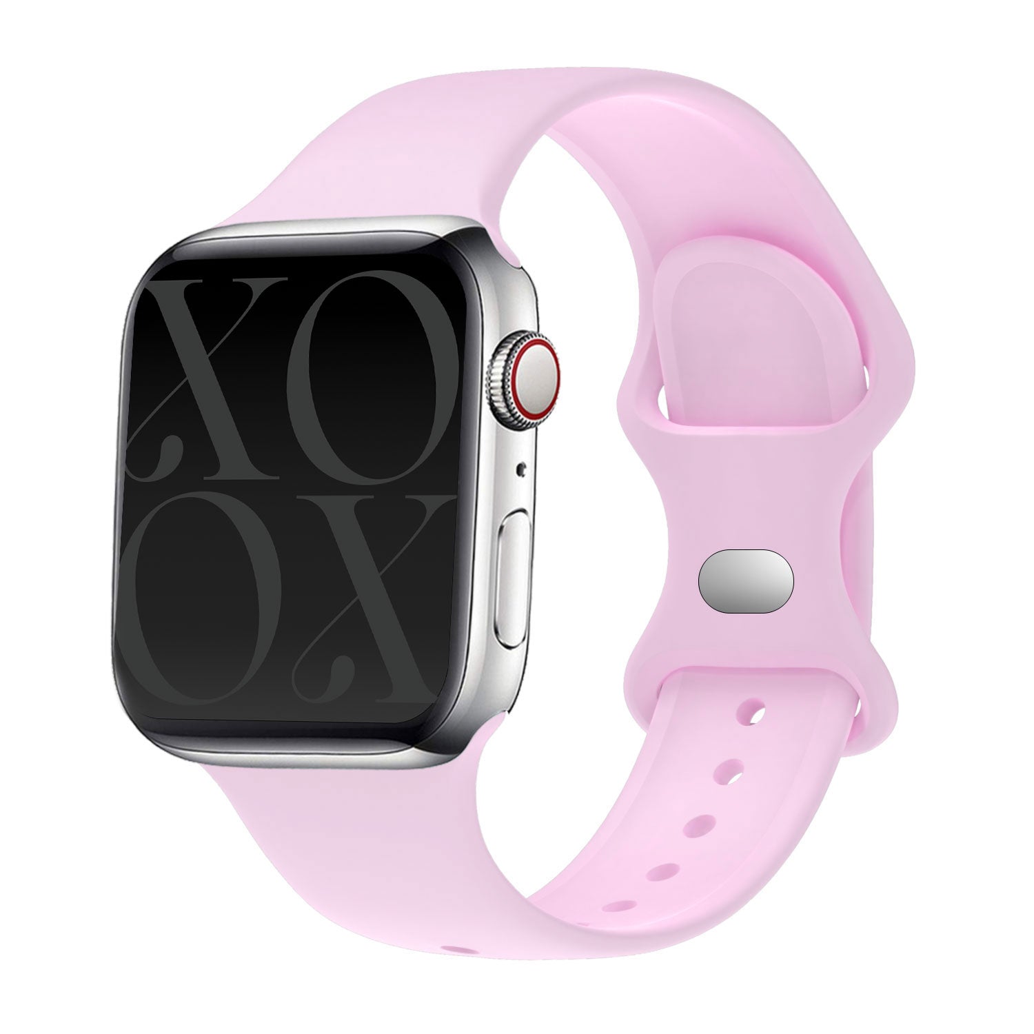 xoxo Wildhearts - Apple Watch siliconen bandje roze - 38/40/41/42mm