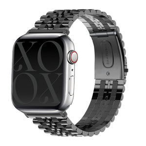 xoxo Wildhearts - Apple Watch stalen bandje zwart - 38/40/41/42mm