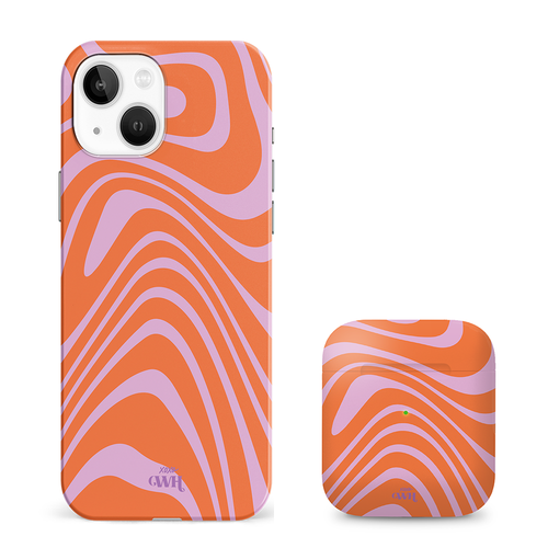 xoxo Wildhearts - Boogie Wonderland Orange - iPhone 13 - Single (case + airpod case)