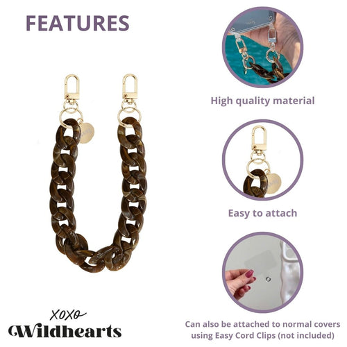 xoxo Wildhearts - Brown Chocolate – short