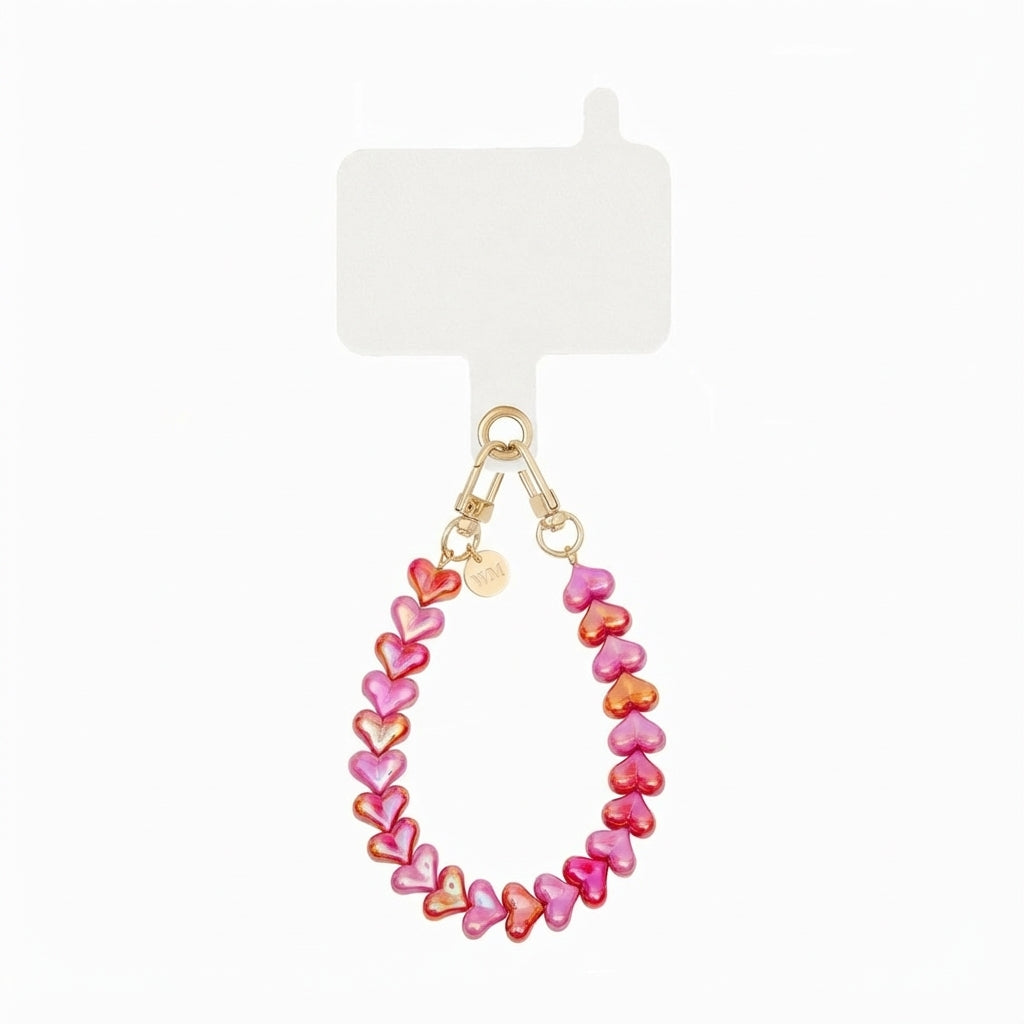 xoxo Wildhearts Easy Cord Funky Hearts (Pink & Red Metallic)