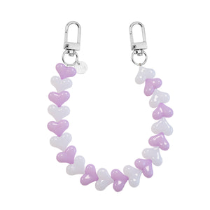 xoxo Wildhearts Funky Hearts Charm Cord (pink and white)