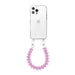 iPhone 16 Pro - Funky Hearts (Pink) Transparant Cord Case