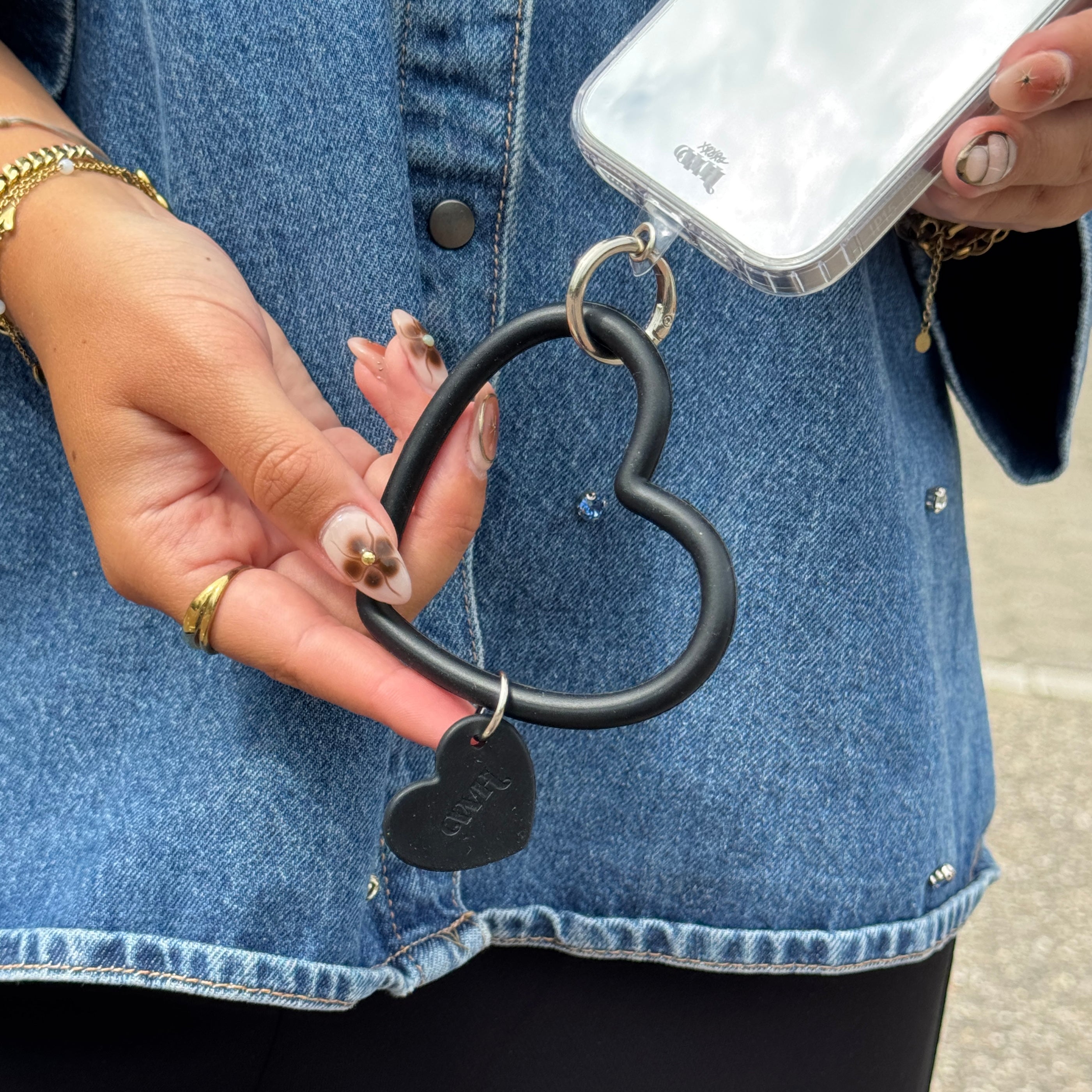 xoxo Wildhearts Heart Easy Cord - Black