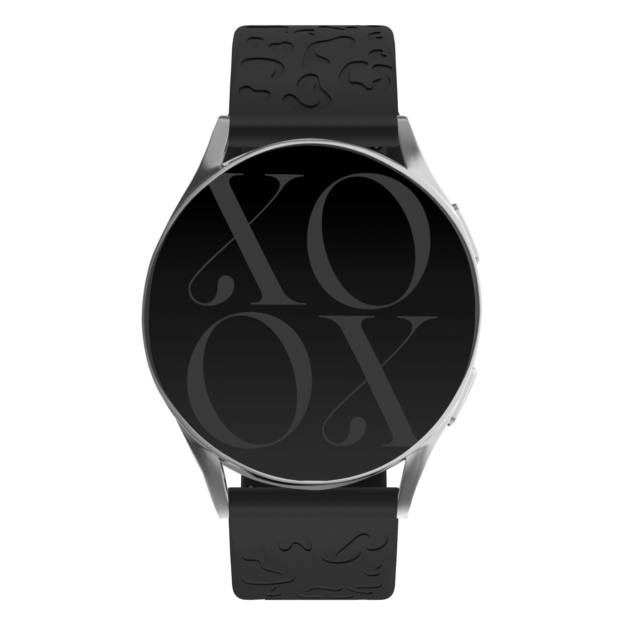 xoxo Wildhearts - Honor Magic Watch 2 42mm siliconen bandje Leopard Print - black