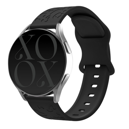 xoxo Wildhearts - Honor Magic Watch 2 42mm siliconen bandje Leopard Print - black