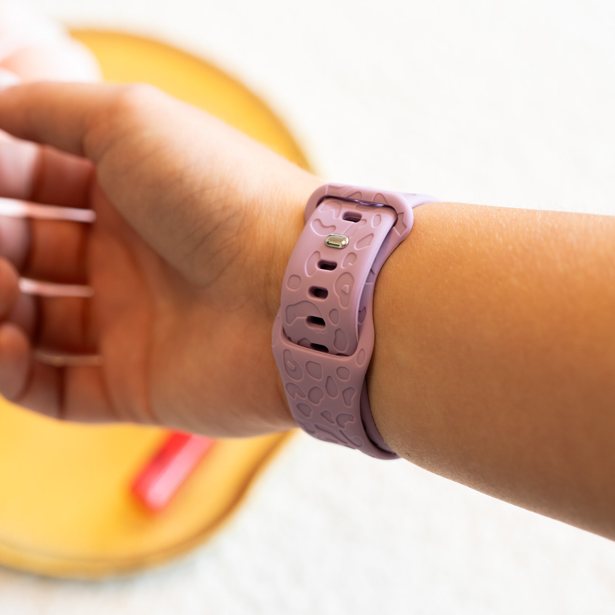 xoxo Wildhearts - Honor Magic Watch 2 42mm siliconen bandje Leopard Print - lilac